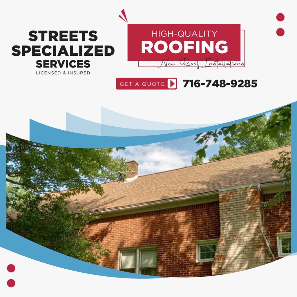 Book a complete NEW ROOF INSTALLATION with Streets Specialized Services and automatically get entered to win a FULL REFUND. 