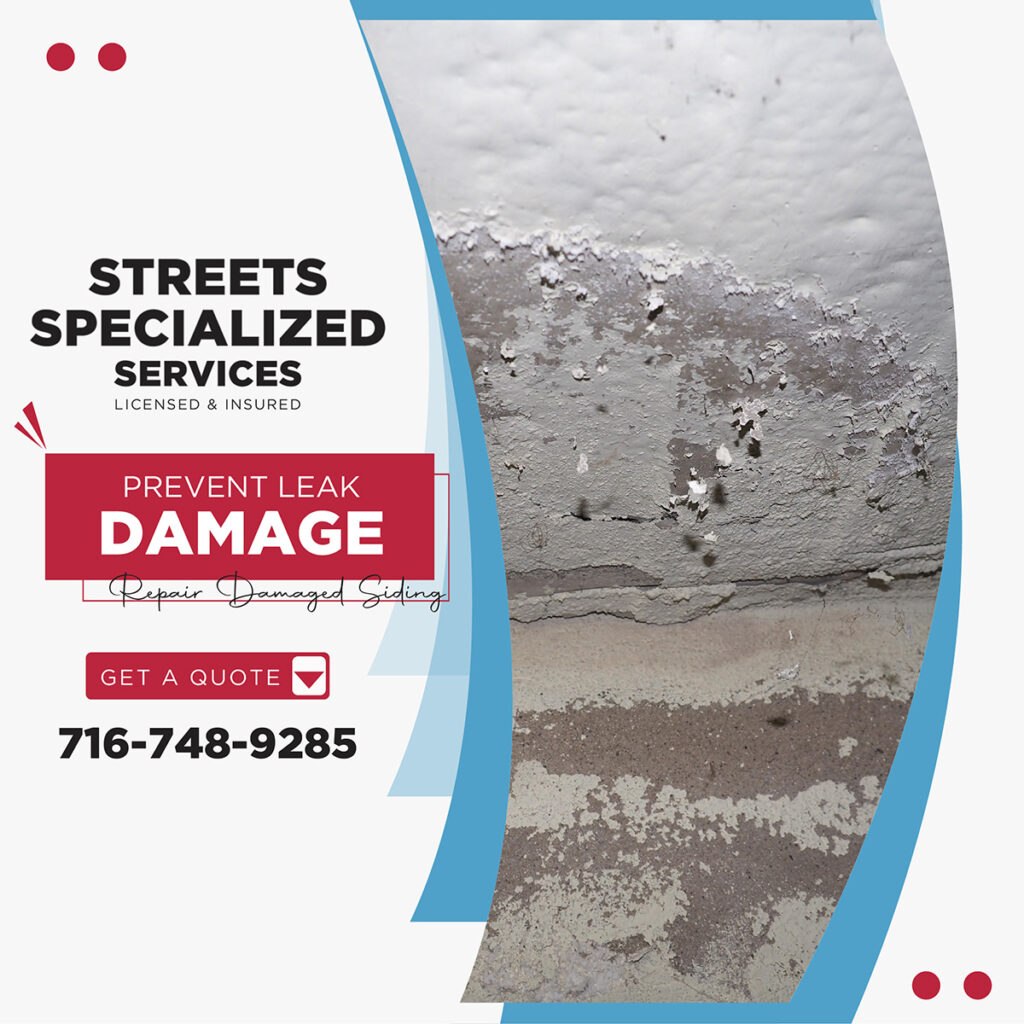 Streets Specialized Services can inspect, repair, and replace your home's vinyl siding.